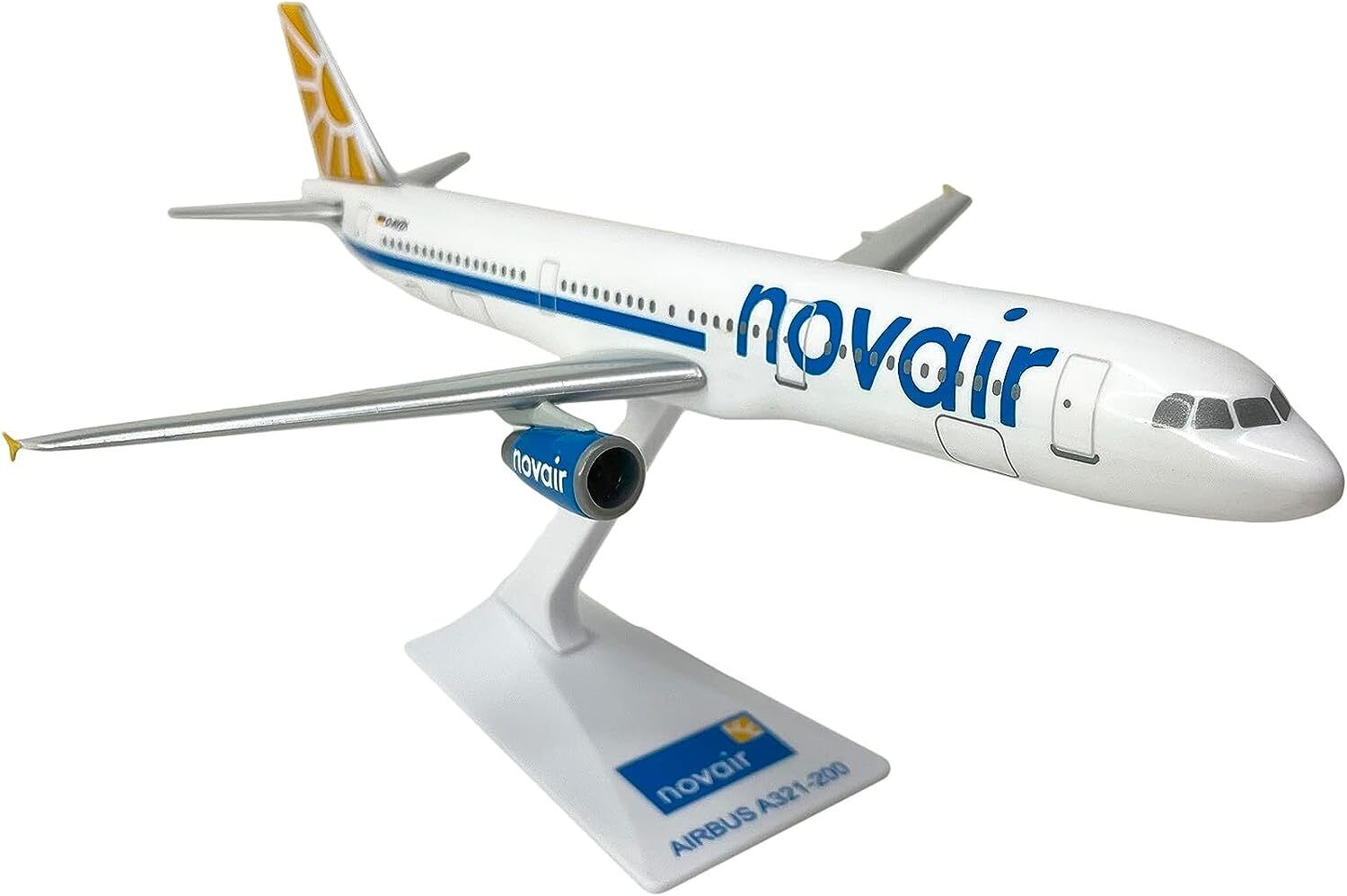 Flight Miniatures Novair Airbus A321-200 Desk Top Display 1/200 Model Airplane