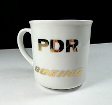 Vintage Boeing PDR Freedom Ceramic Mug W/ Gold Lettering / Design Exc Vtg Cd picture